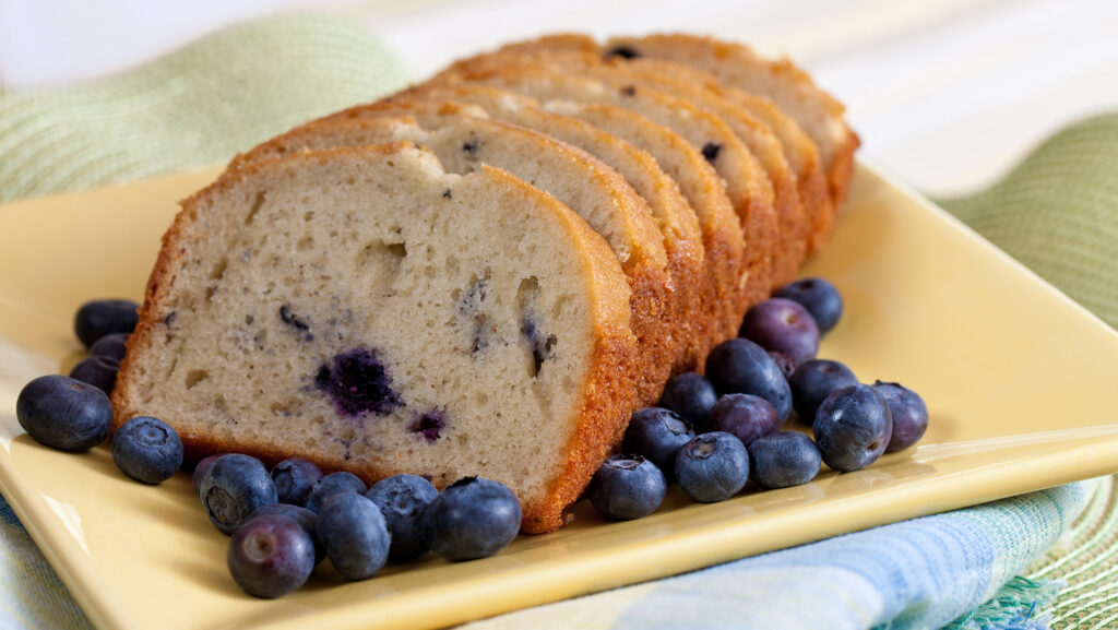 pan de arandanos de palos